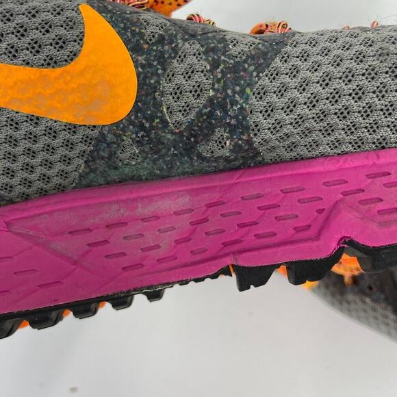 Nike Zoom Sneakers Wildhorse 3 Trainers Gray Orange Women's Size 10 - Picture 11 of 13